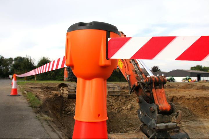 Image du produit HP Autozubehör Cône de signalisation ALCT Sangle 9 m orange