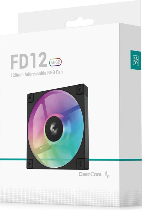 Produktbild Deepcool FD12 120x120x25 ARGB bk (120 mm, 1x)