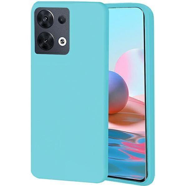 Beline Custodia Candy Oppo Reno 8 niebieski/blu (Oppo Reno 8), Cover smartphone, Blu