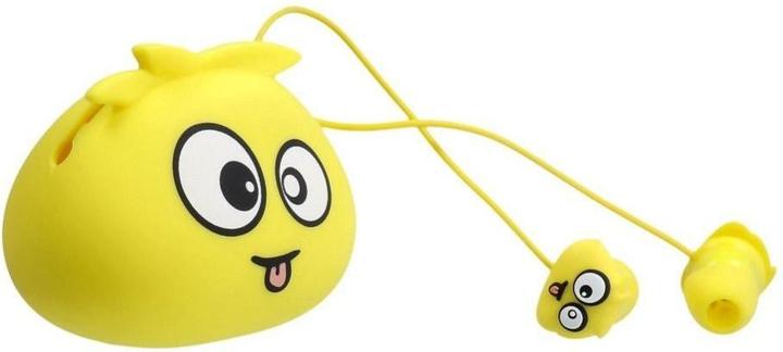 Produktbild Techonic Wired headphones Jellie Monster Earphones JELLIE MONSTER Deman YLFS-01 Jack 3,5mm yellow