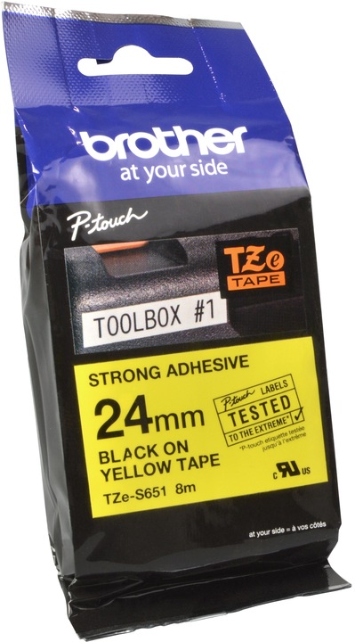 Produktbild Brother Tze-S651 (2.40 cm, Grau)