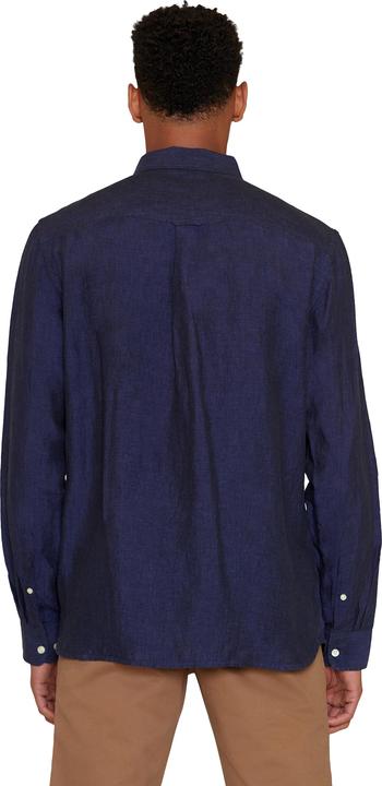 Immagine prodotto KnowledgeCotton Apparel Camicia regolare in lino Yarndyed Total Eclipse (S)