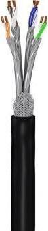 Produktbild Goobay GoobayCat.7 Rohkabel Outdoor Netzwerkkabel, S/FTP (PiMF), Schwarz (S/FTP, CAT7, 50 m)