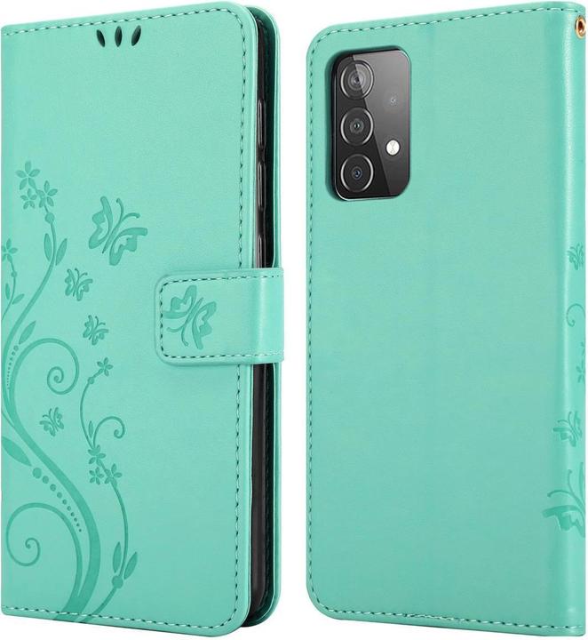 Image du produit Cadorabo Housse Flower Book (Samsung Galaxy A52, Samsung Galaxy A52s 5G, Samsung Galaxy A52 5G)