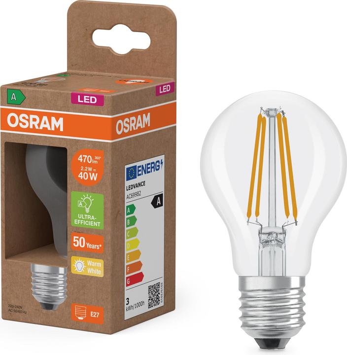 Produktbild Steffen Osram LED Classic A E27 240V 2.2W 470lm WW (E27, 470 lm, 1x)