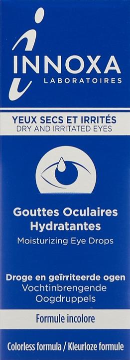 Produktbild Innoxa Transparente Augentropfen (10 ml, 10 ml, schmierende und beruhigende Augenlösung, feuchtigkeitsspendende, Sterile, Formel ohne Konservierungsstoffe)