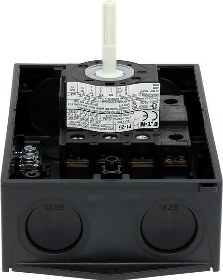 Produktbild Eaton Main switch, 3-pole + N, 25 A, enclosed