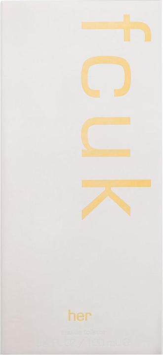 Actual product image Fcuk Her EDT spray 100ml (Eau de toilette, 100 ml)