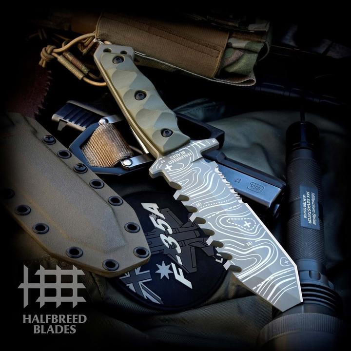 Image du produit Halfbreed Blades Emergency Rescue Knife, Fixed Blade (13 cm)