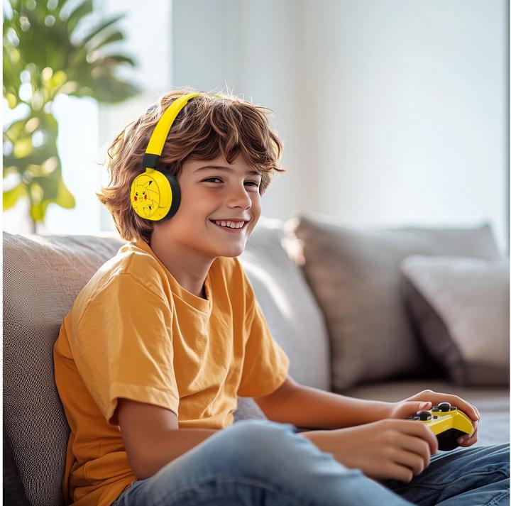 Image du produit NoName Oreillette Bluetooth avec contrôle parental - Pokemon Pikachu jaune