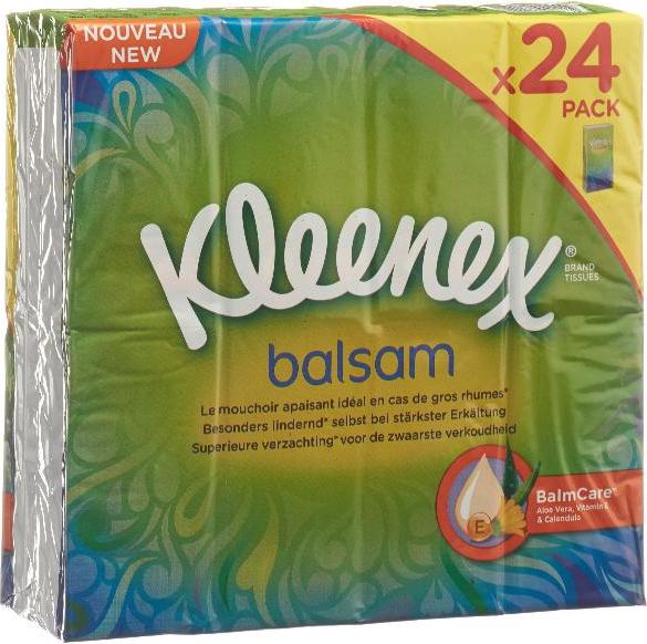 Actual product image Kleenex Balsam handkerchiefs