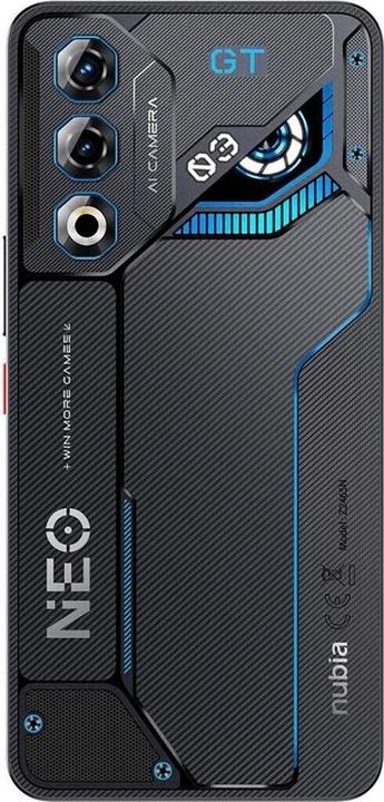 Produktbild Nubia Neo 3 GT 8GB/256GB Schwarz (256 GB, Interstellar Gray, 6.80", Dual SIM, 5G)