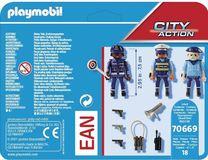 Produktbild Playmobil Figurenset Polizei (70669, Playmobil City Life)