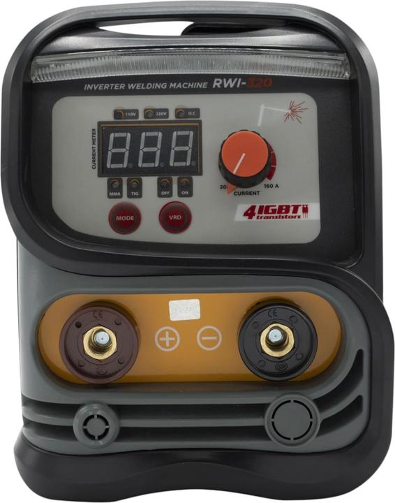 Actual product image Procraft industrial RWI-320 inverter welding machine 5.3 kW 20 - 160 A MMA + welding shield + wire