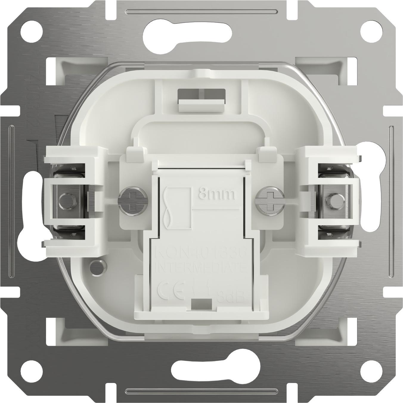 Thumbnail - Schneider Electric, Zubehör Schalterprogramm, TV-Durchgangsdose Asfora Weiss (RAL 9003) EPH3270321D