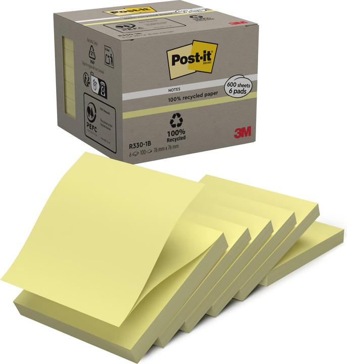 Produktbild Post-it Recycling Z-Notes (76 x 76 mm)