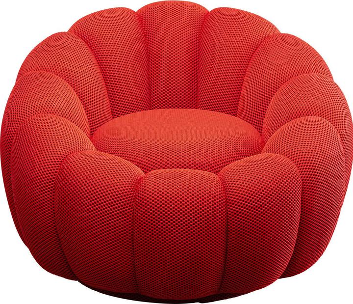 Produktbild Kare Design Drehsessel Peppo Bloom Rot