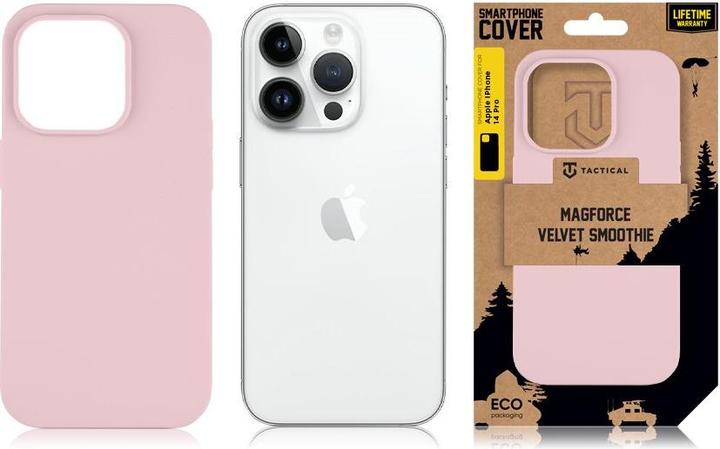 Immagine prodotto Tactical Cover tattica MagForce in velluto Smoothie per Apple iPhone 14 Pro Pink Panther (Apple iPhone 14 Pro)