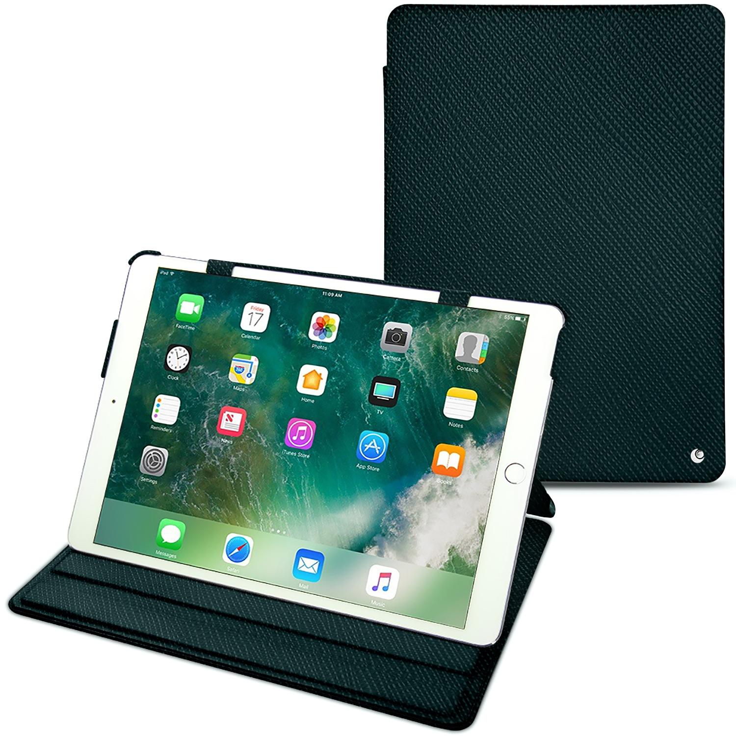 Noreve Lederschutzhülle horizontal (iPad Air 2019 (3. Gen)), Tablet Hülle, Grün