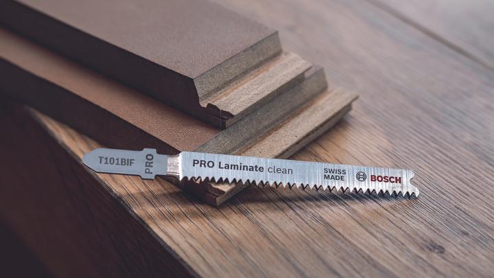 Produktbild Bosch Professional Zubehör PRO Laminate clean T101BIF Stichsägeblatt, 83 mm, 5-tlg.