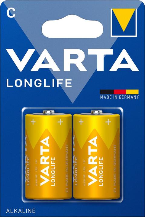 Varta VAR Longlife C 2er Blister (2 Stk., C, 7600 mAh)