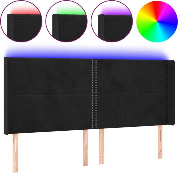 Image du produit vidaXL LED Kopfteil (203 x 16 x 128 cm)