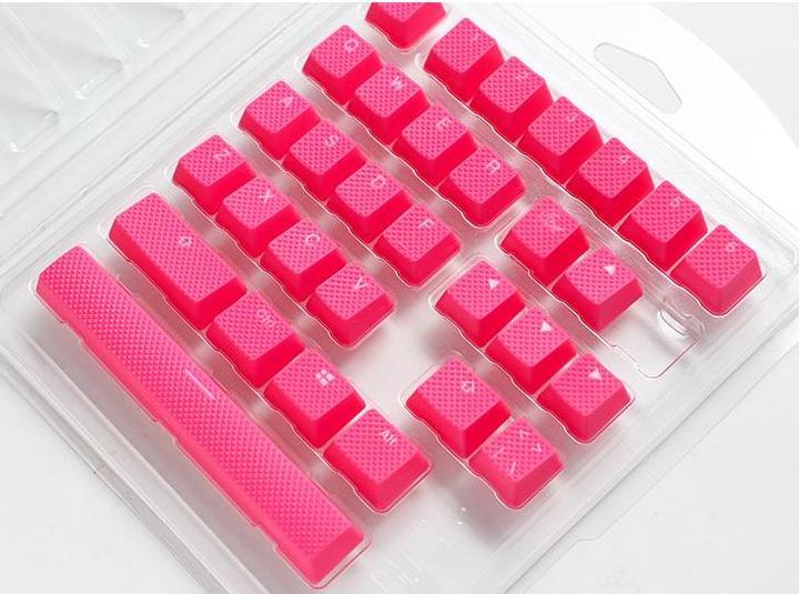 Produktbild Ducky Rubber Keycap Set, 31 Tasten, Double-Shot, gummiert, für Backlight