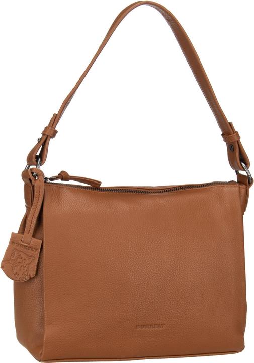 Actual product image Burkely Lush Lucy Ladies Shoulder Bag - Cognac