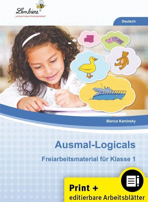 Produktbild Ausmal-Logicals. Grundschule, Deutsch, Klasse 1 (Deutsch, Bianca Kaminsky, 2022)