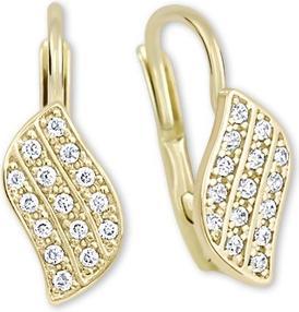 Produktbild Brilio Vibrant earrings made of yellow gold with crystals 239 001 00648