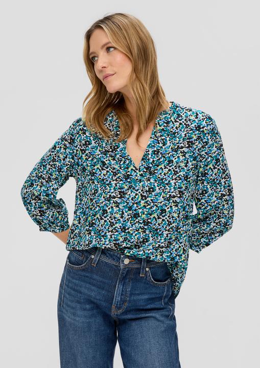 Produktbild S.Oliver Bluse Tunikabluse mit All-over-Print (36)