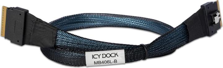 Icydock ICY DOCK cable SlimSAS 8i SFF-8654 to SlimSAS 8i, SFF-8654 cable-0.5M (50 cm)