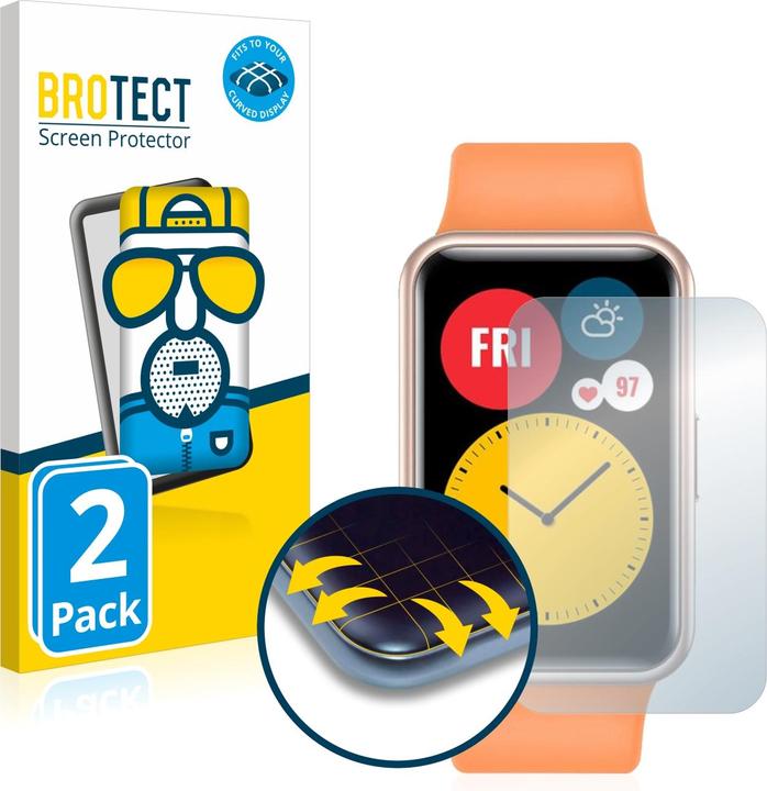 Produktbild BROTECT Full-Cover Displayschutz Matt (Watch Fit)