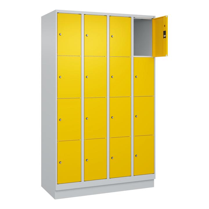 Produktbild C+P Fächerschrank Classic Plus, 4 Fächer übereinander, Abteilbreite 30 cm, mit Sockel (120 cm, 195 cm)