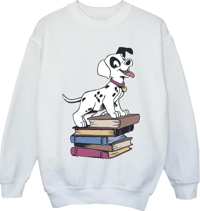 Actual product image Disney Girls 101 Dalmatians Books Sweatshirt (140, 146)