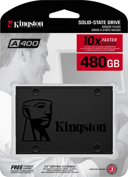 Productafbeelding Kingston A400 (480 GB, 2.5")