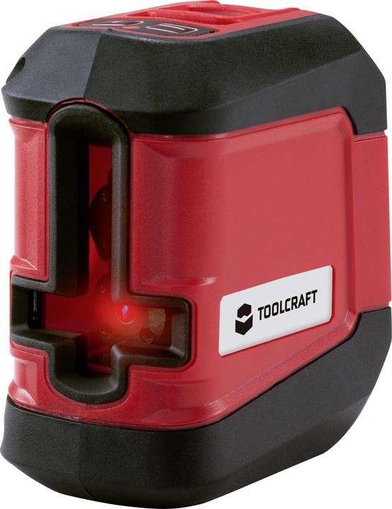 Actual product image Toolcraft Cross line laser CL8 with tripod