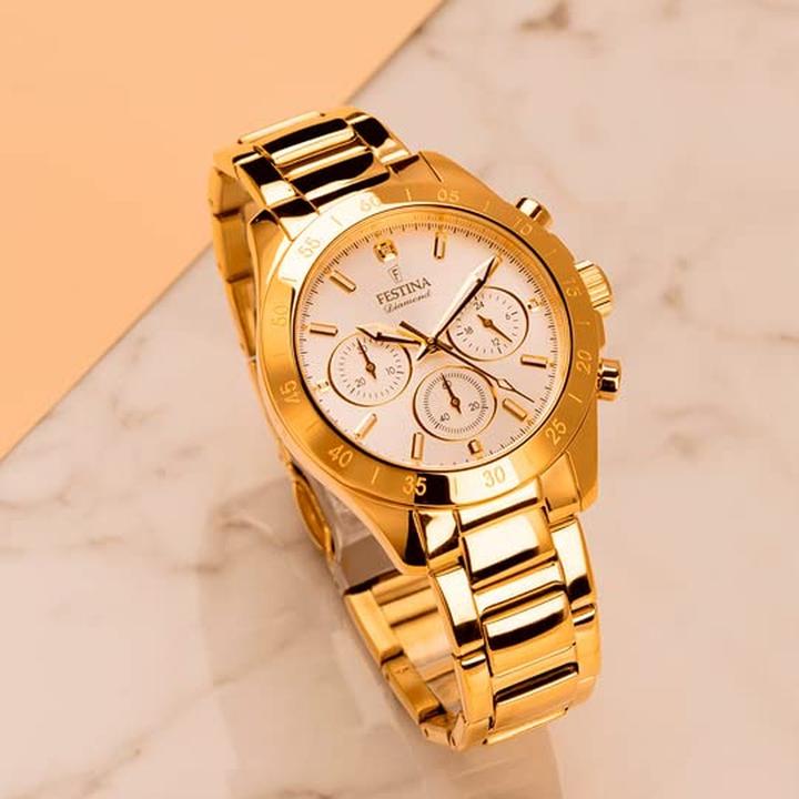 Actual product image Festina boyfriend (Analogue wristwatch, Chronograph, 39 mm)