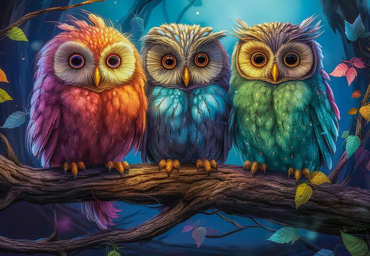 Produktbild Castorland Three Little Owls (1000 Teile)