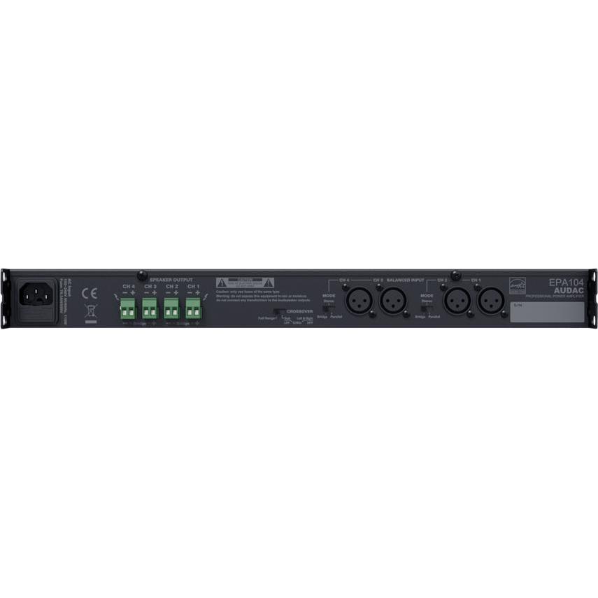 Audac Epa104, Effektgerät, Schwarz