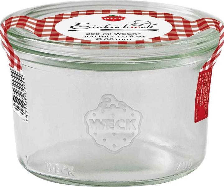 Actual product image Weck Sterilizing jars (1 pcs., 0.20 l)