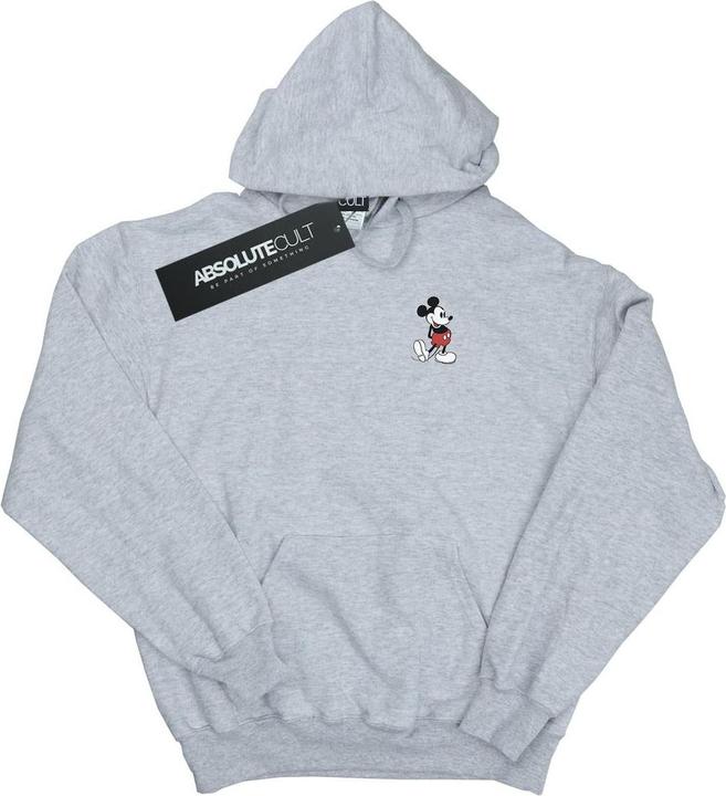 Immagine prodotto Disney Mickey Mouse Kickin Retro Chest Felpa con Cappuccio Donna (L)