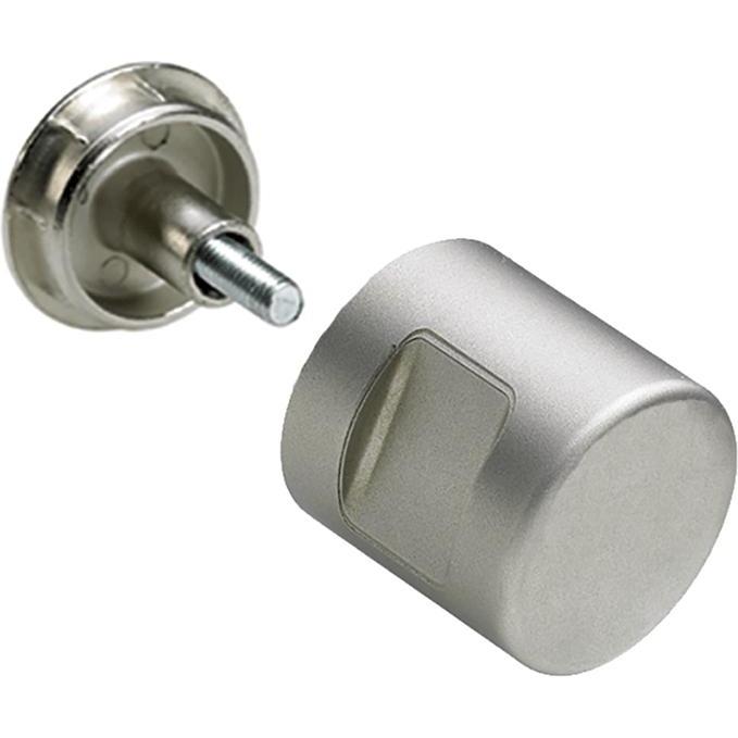 Hettich, Möbelgriff, PRESTIGE 2000 Möbelknopf Typ 442, vernickelt matt