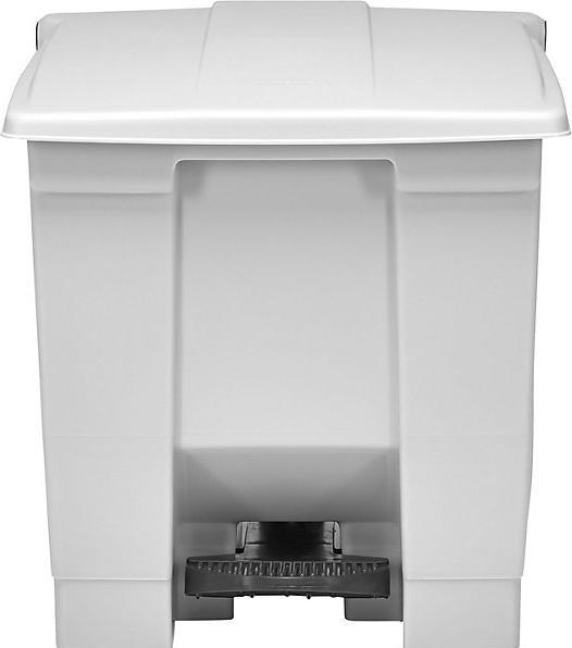 Image du produit Vepa Bins Poubelle industrielle à pédale, capacité 30 l, blanc. (30 l)