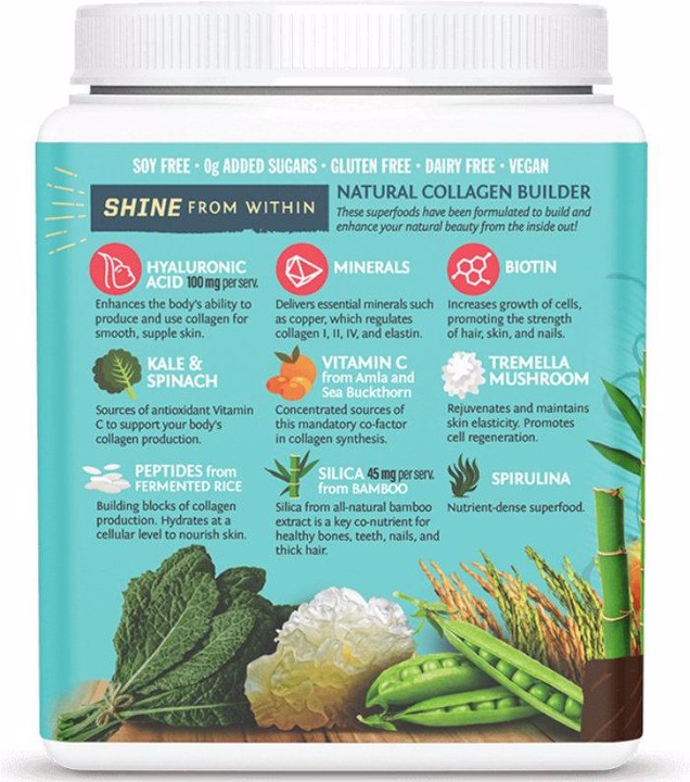 Actual product image Sunwarrior Collagen Building Protein Peptides (1 Piece, Powder, 500 g)