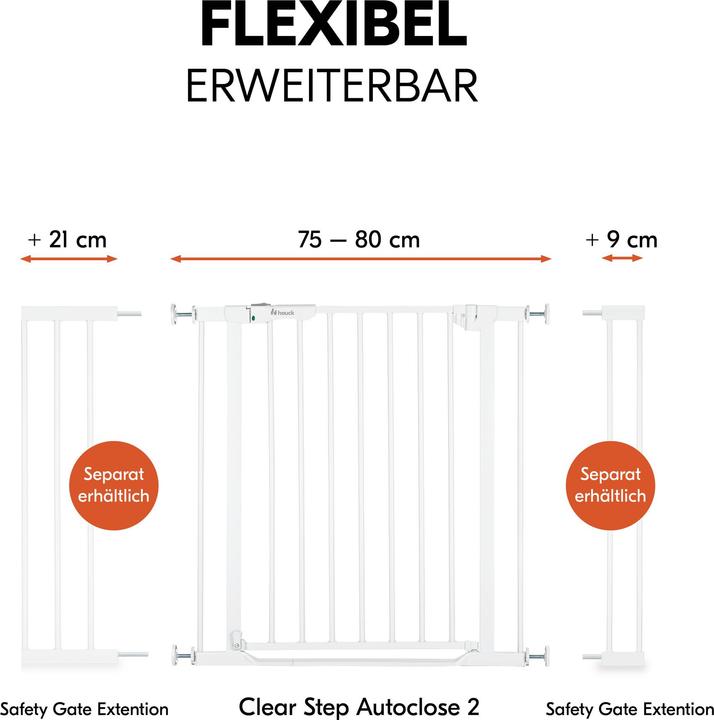 Produktbild Hauck Clear Step Autoclose (75 cm)