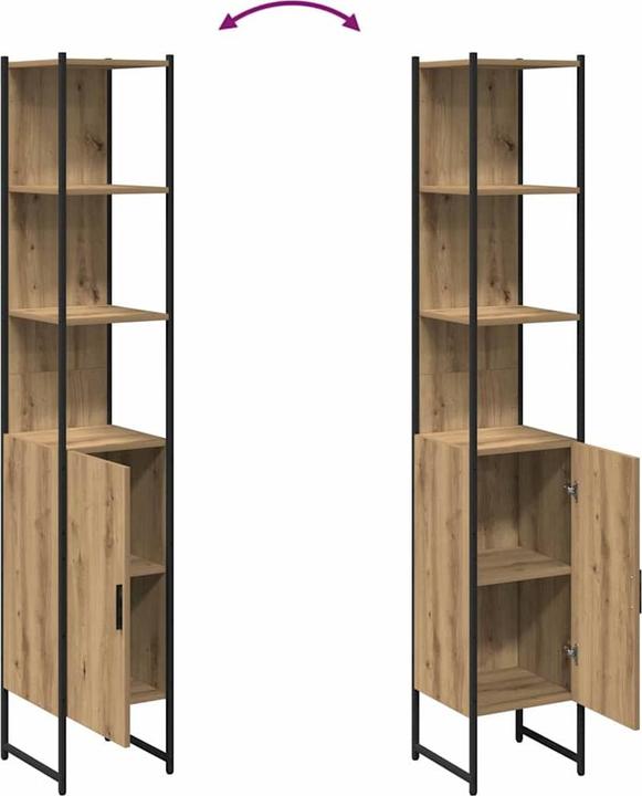 Produktbild vidaXL Badezimmerschrank (33 x 33 x 185.50 cm)