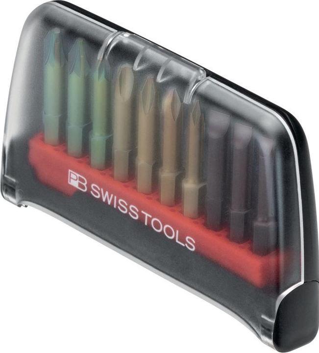 Produktbild PB Swiss Tools Bitset PB E6 701 BC (Kreuz Phillips PH, Kreuz Pozidriv PZ)