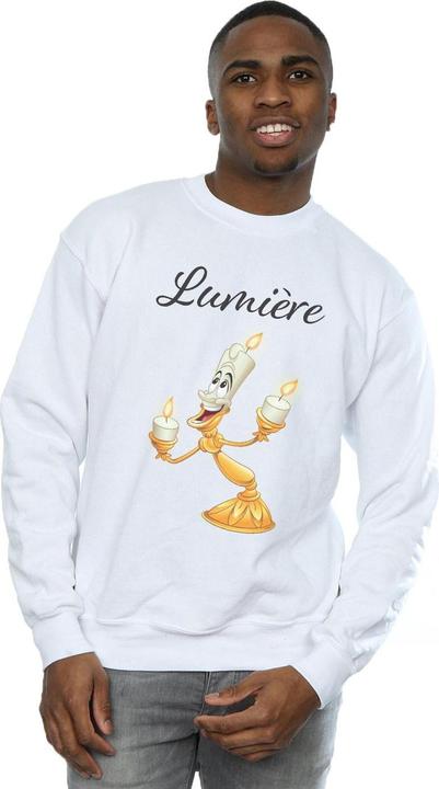 Actual product image Disney Mens Beauty And The Beast Be Our Guest Sweatshirt (XL)