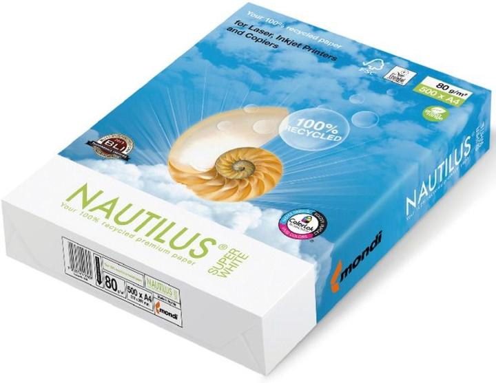 Image du produit Nautilus Super White (80 g/m², 500 x, A4)